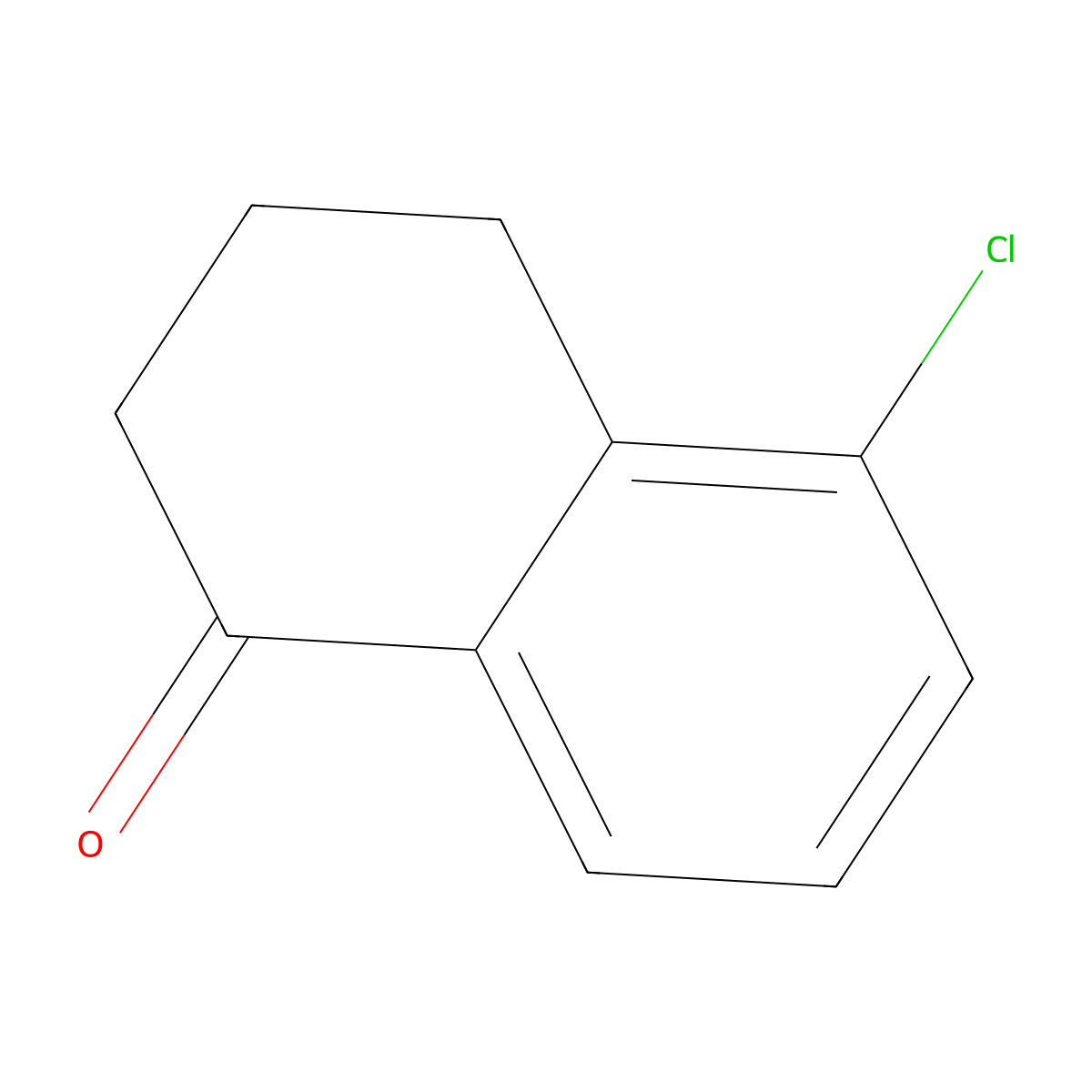 5-Chloro-1,2,3,4-tetrahydronaphthalen-1-one molecular structure, CAS 26673-30-3