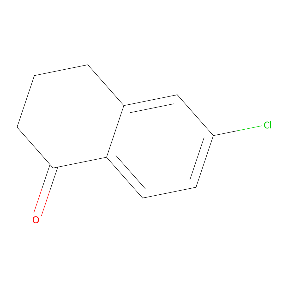 6-Chloro-1-tetralone molecular structure, CAS 26673-31-4