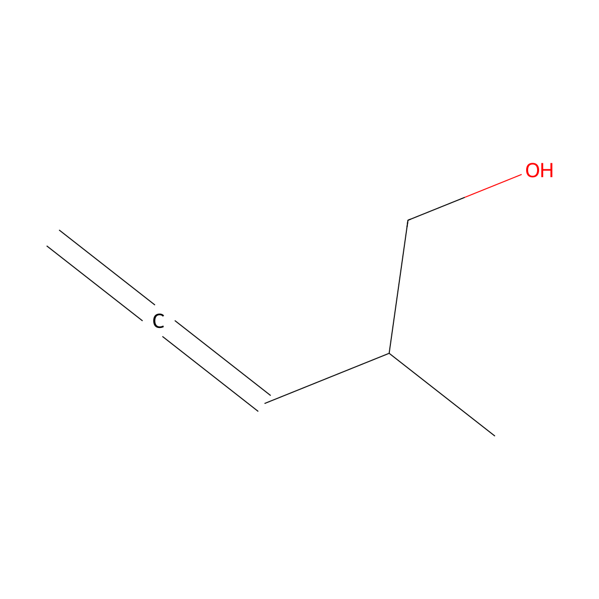 2-Methylpenta-3,4-dien-1-ol molecular structure, CAS 26674-94-2