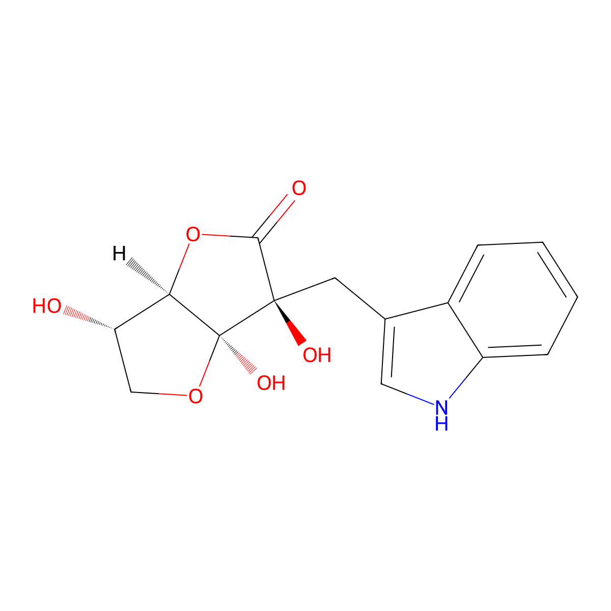 Ascorbigen A molecular structure, CAS 26676-89-1