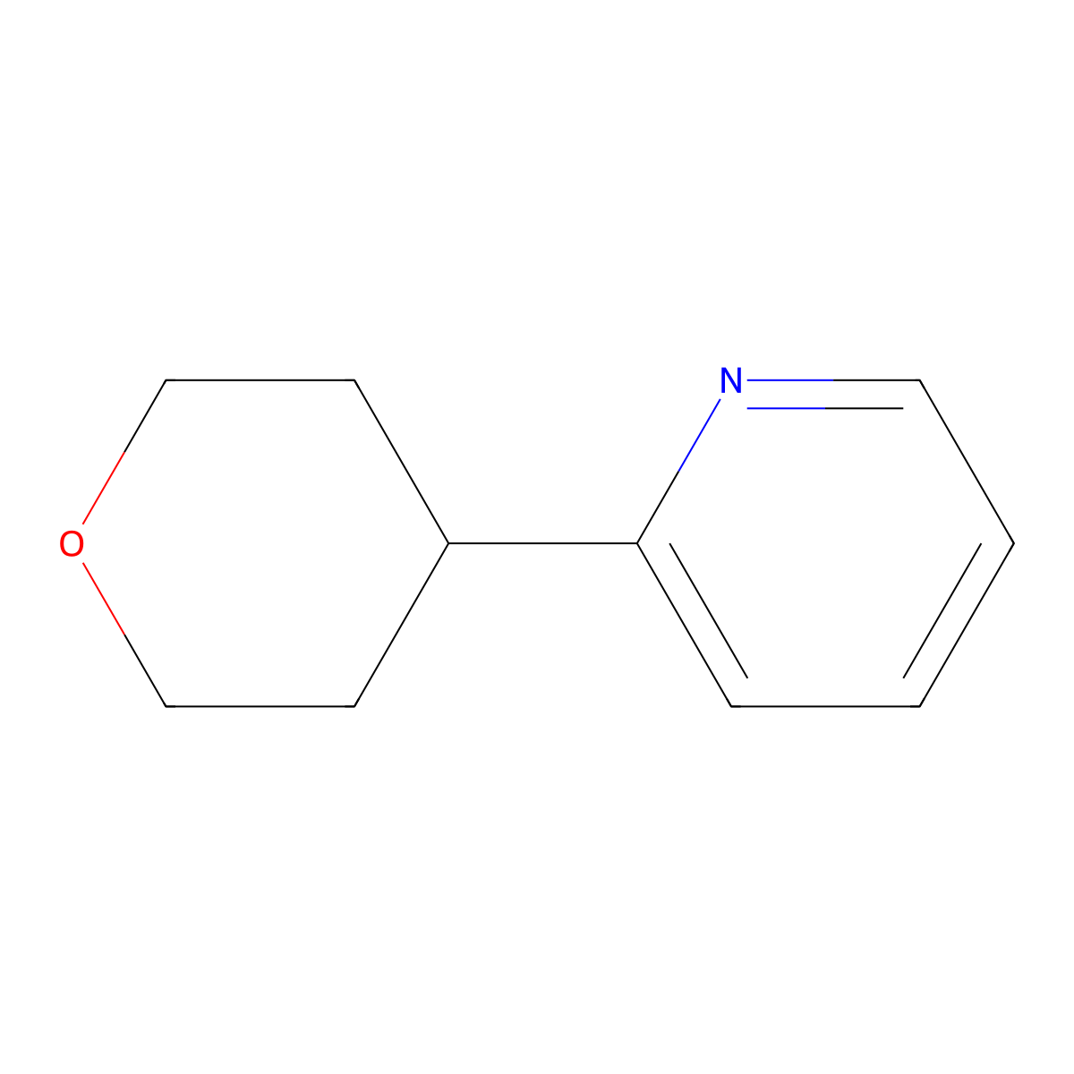 2-(Oxan-4-yl)pyridine molecular structure, CAS 26684-64-0