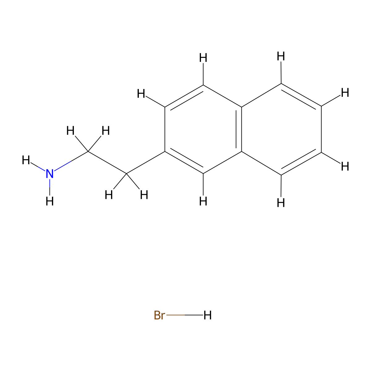 2-(Naphthalen-2-yl)ethanamine hydrobromide molecular structure, CAS 2668984-44-7