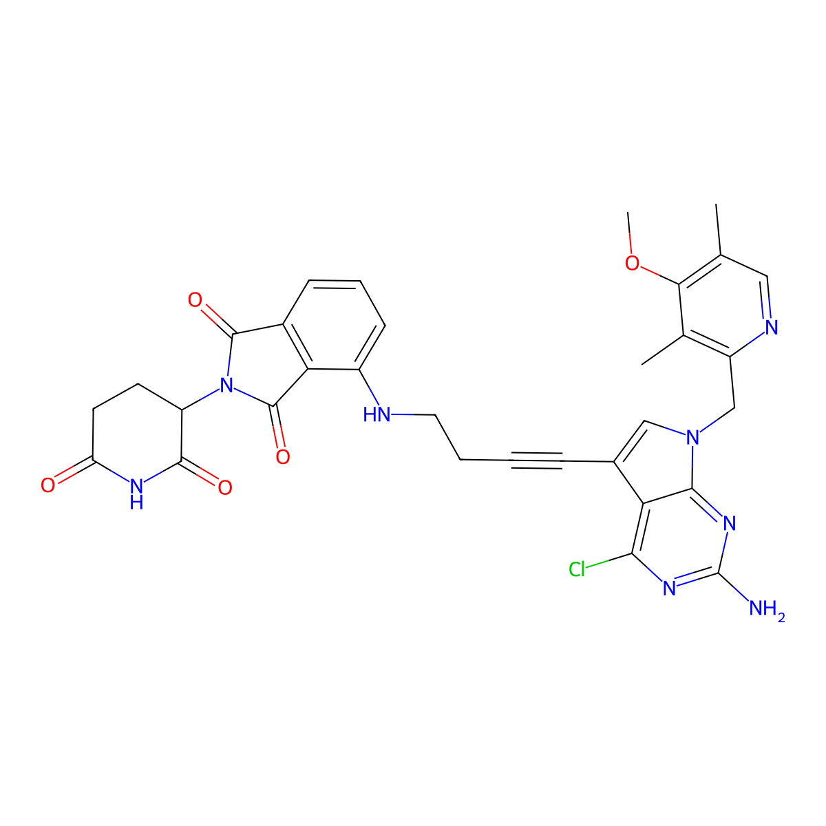 PROTAC HSP90 degrader BP3 molecular structure, CAS 2669072-88-0