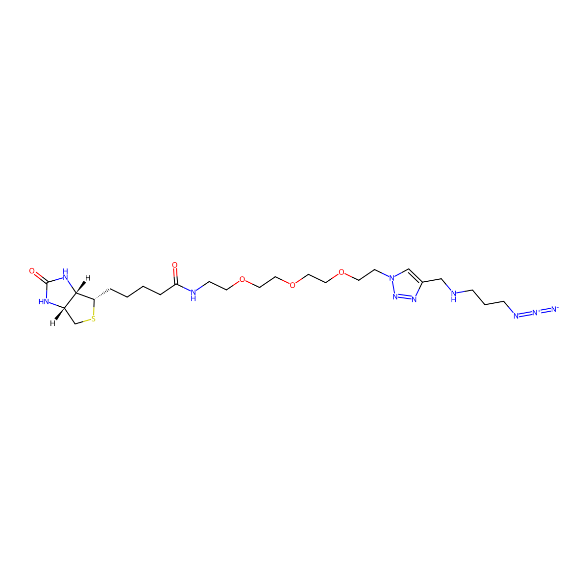 Biotin Azide Plus molecular structure, CAS 2669097-31-6