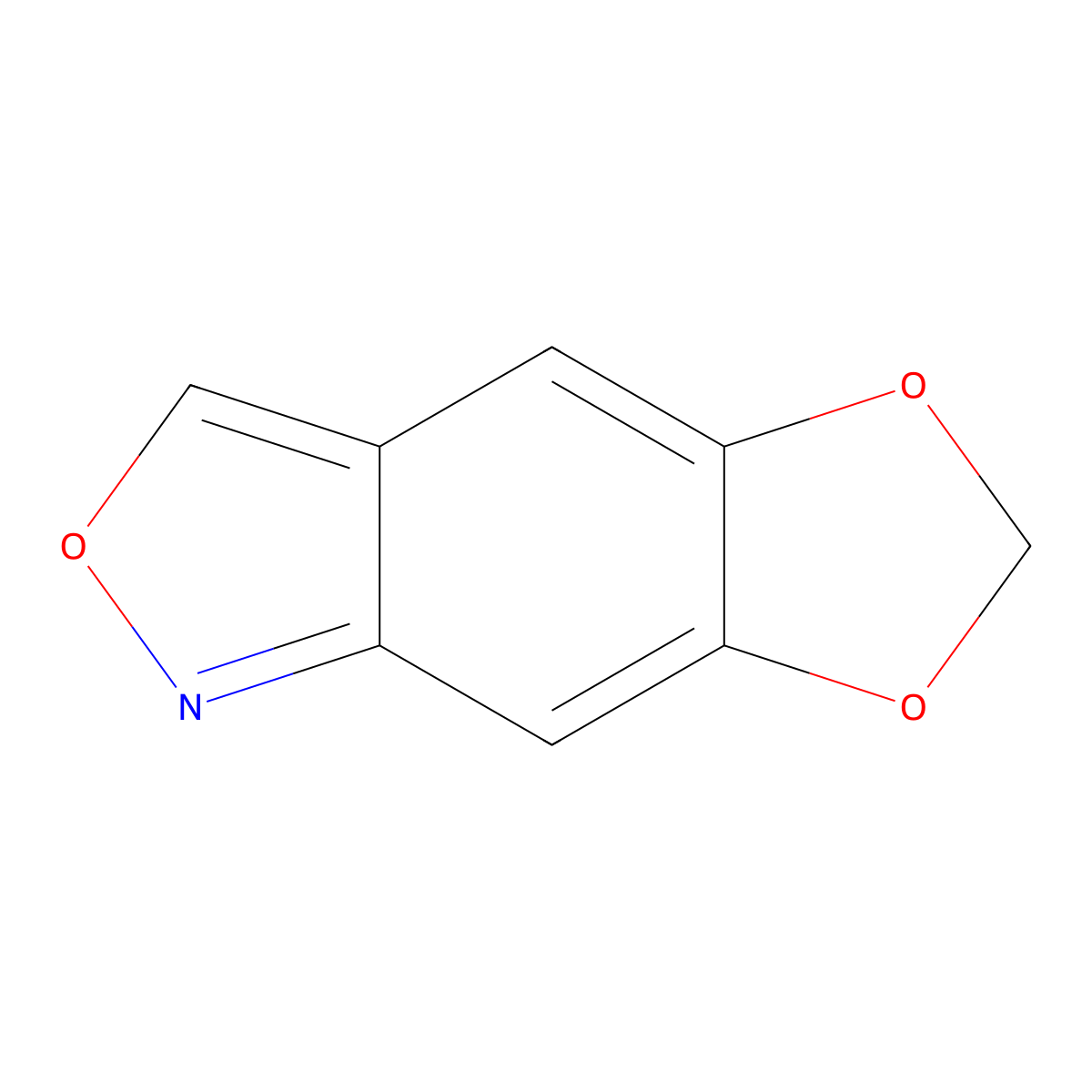 [1,3]Dioxolo[4,5-f][2,1]benzoxazole molecular structure, CAS 267-54-9