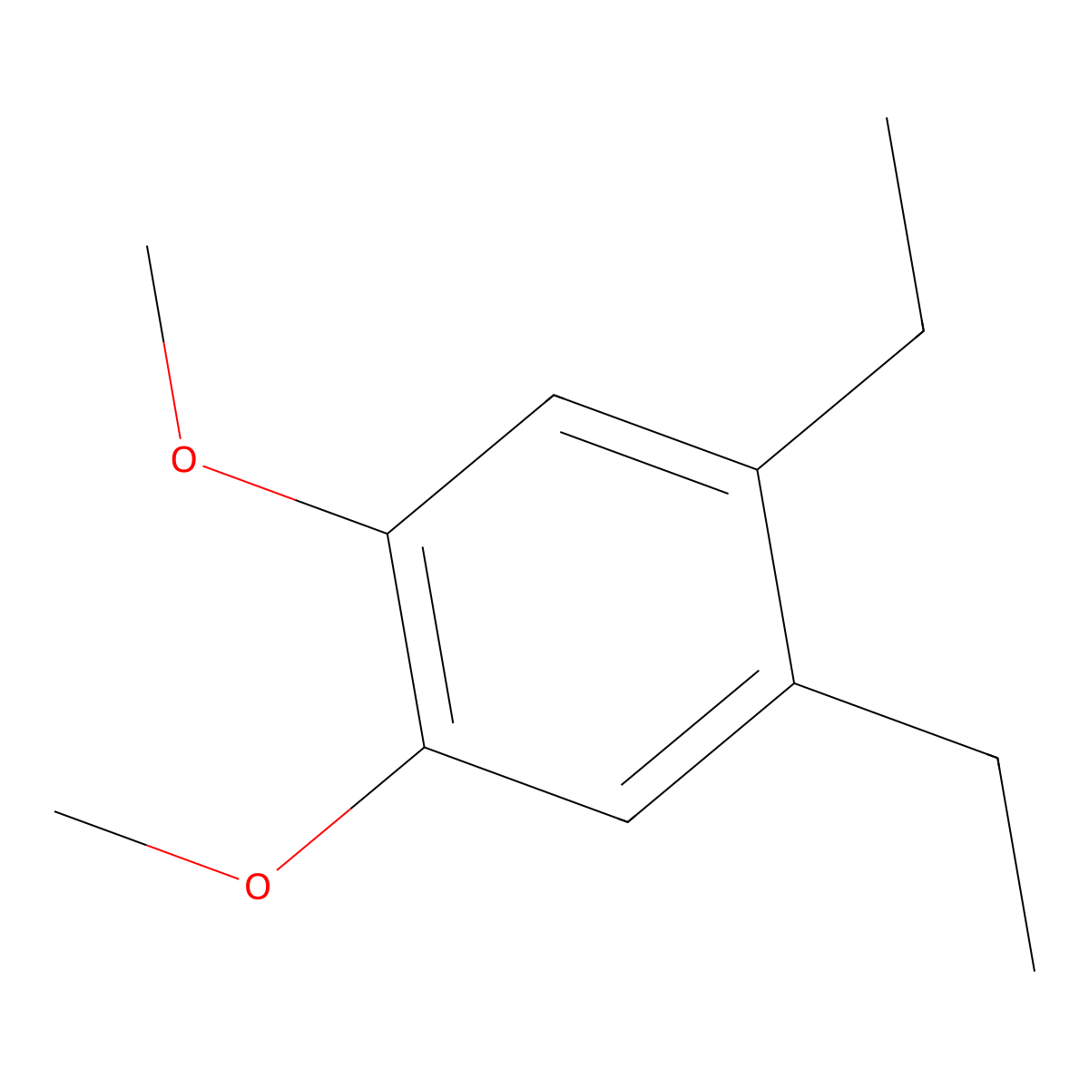 1,2-Diethyl-4,5-dimethoxybenzene molecular structure, CAS 267007-98-7