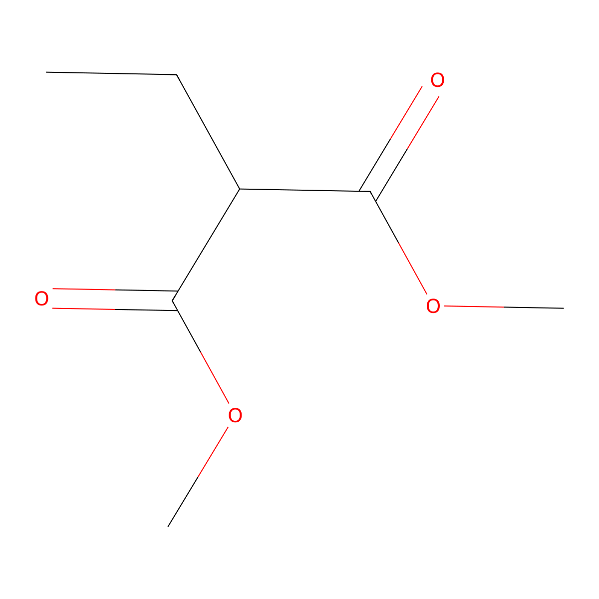 1,3-Dimethyl 2-ethylpropanedioate molecular structure, CAS 26717-67-9