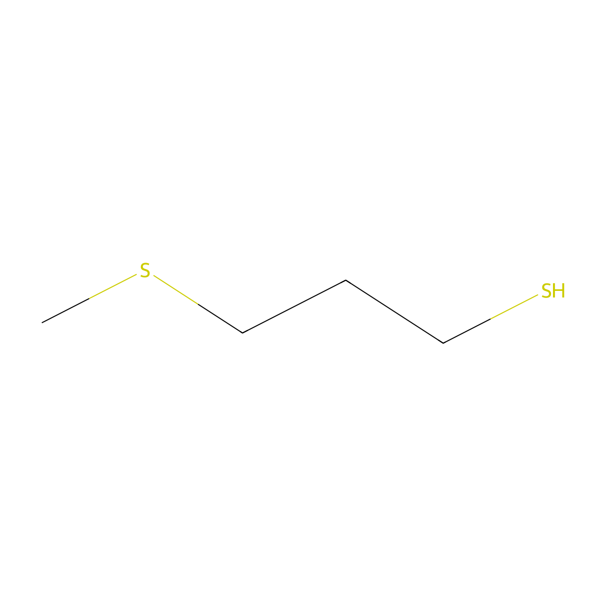 3-(Methylsulfanyl)propane-1-thiol molecular structure, CAS 26718-09-2