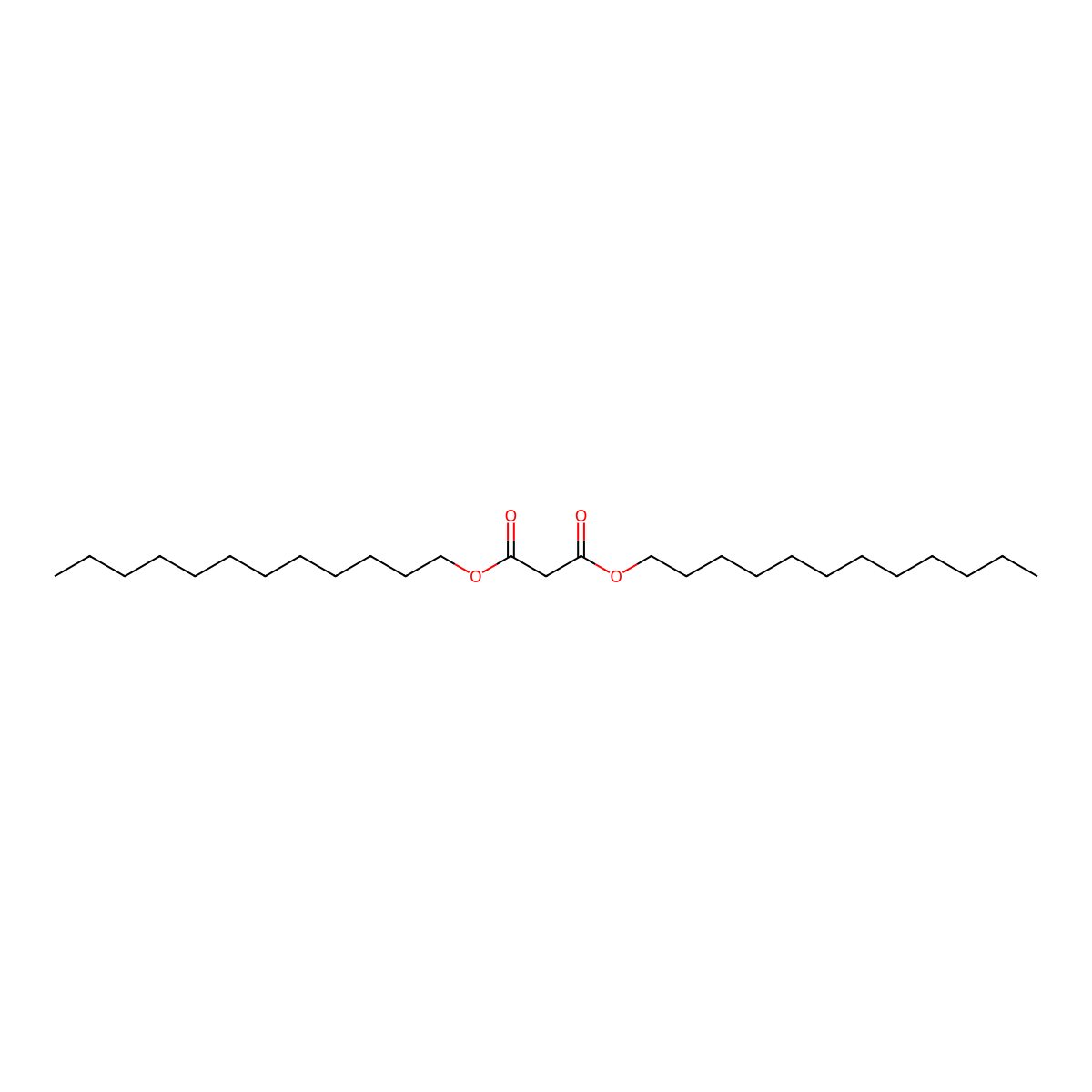Didodecyl malonate molecular structure, CAS 26720-22-9