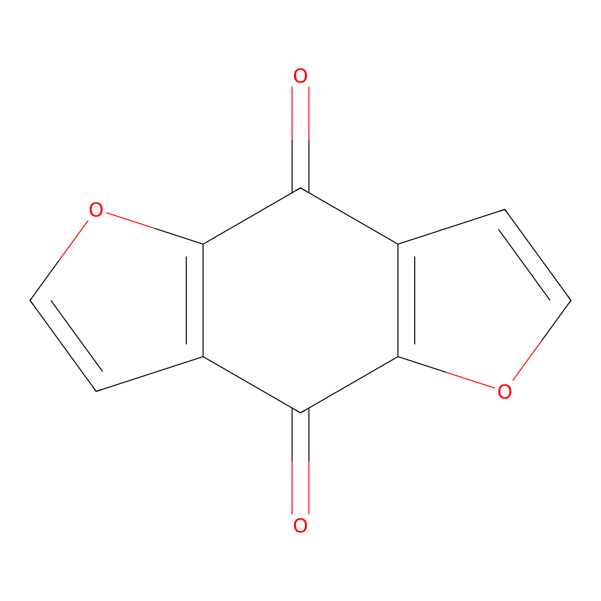 Benzo[1,2-b:4,5-b']difuran-4,8-dione molecular structure, CAS 267220-47-3