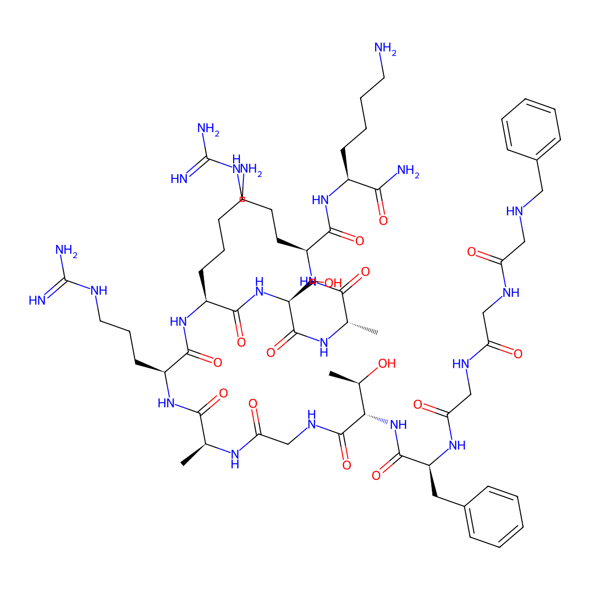 [Nphe1]nociceptin(1-13)NH2 molecular structure, CAS 267234-08-2