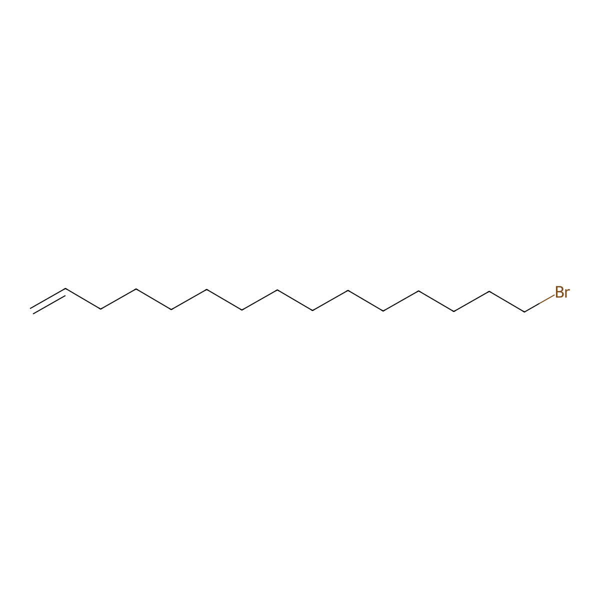 15-Bromopentadec-1-ene molecular structure, CAS 267235-31-4