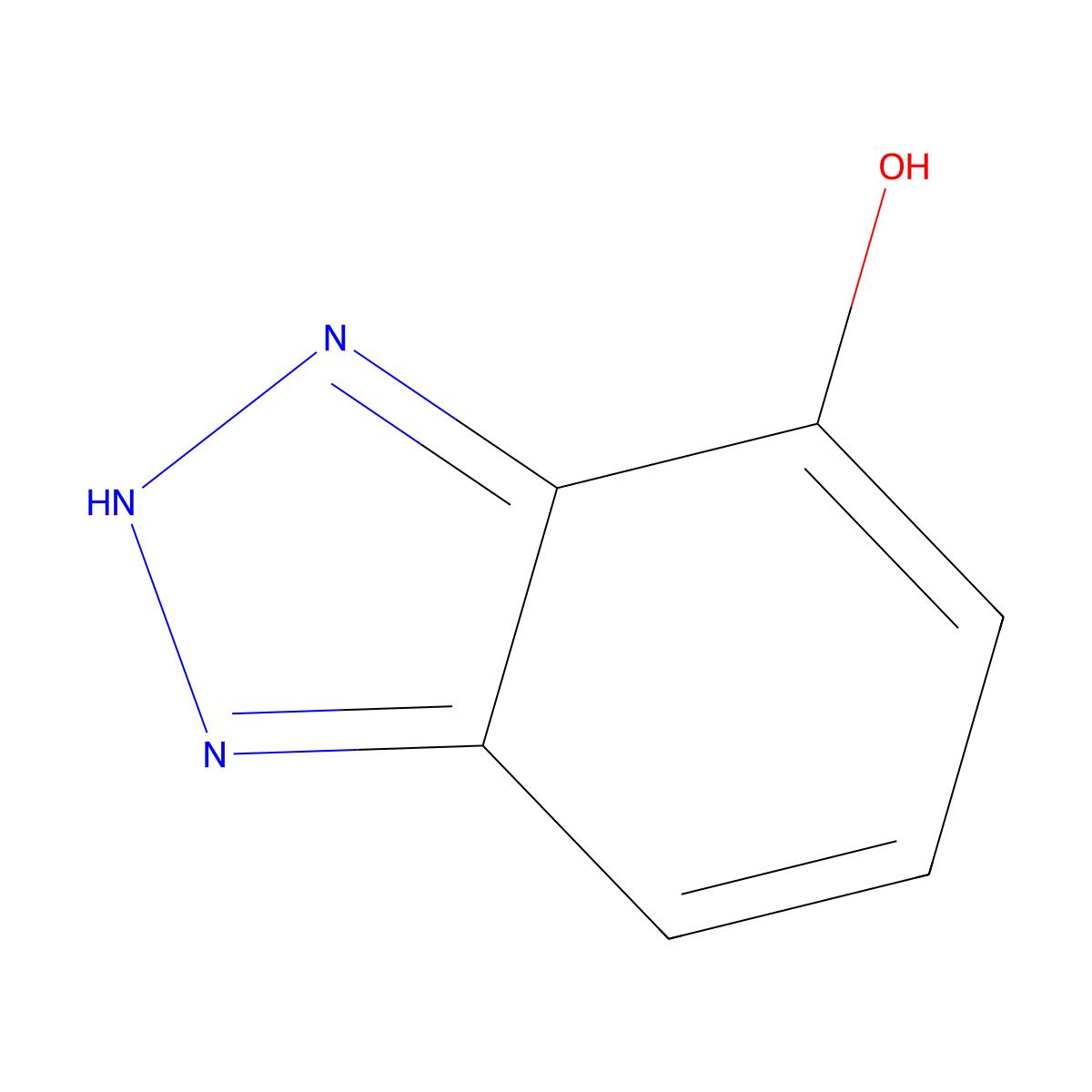 4-Hydroxybenzotriazole molecular structure, CAS 26725-51-9