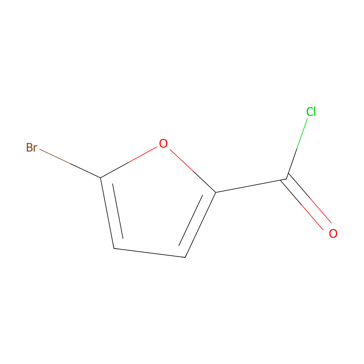 5-Bromofuran-2-carbonyl chloride molecular structure, CAS 26726-16-9