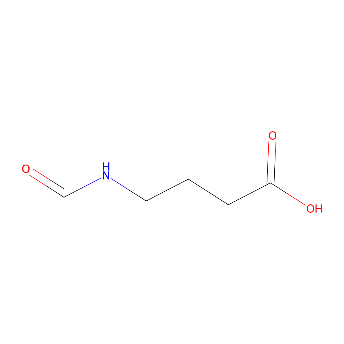 4-Formamidobutanoic acid molecular structure, CAS 26727-21-9