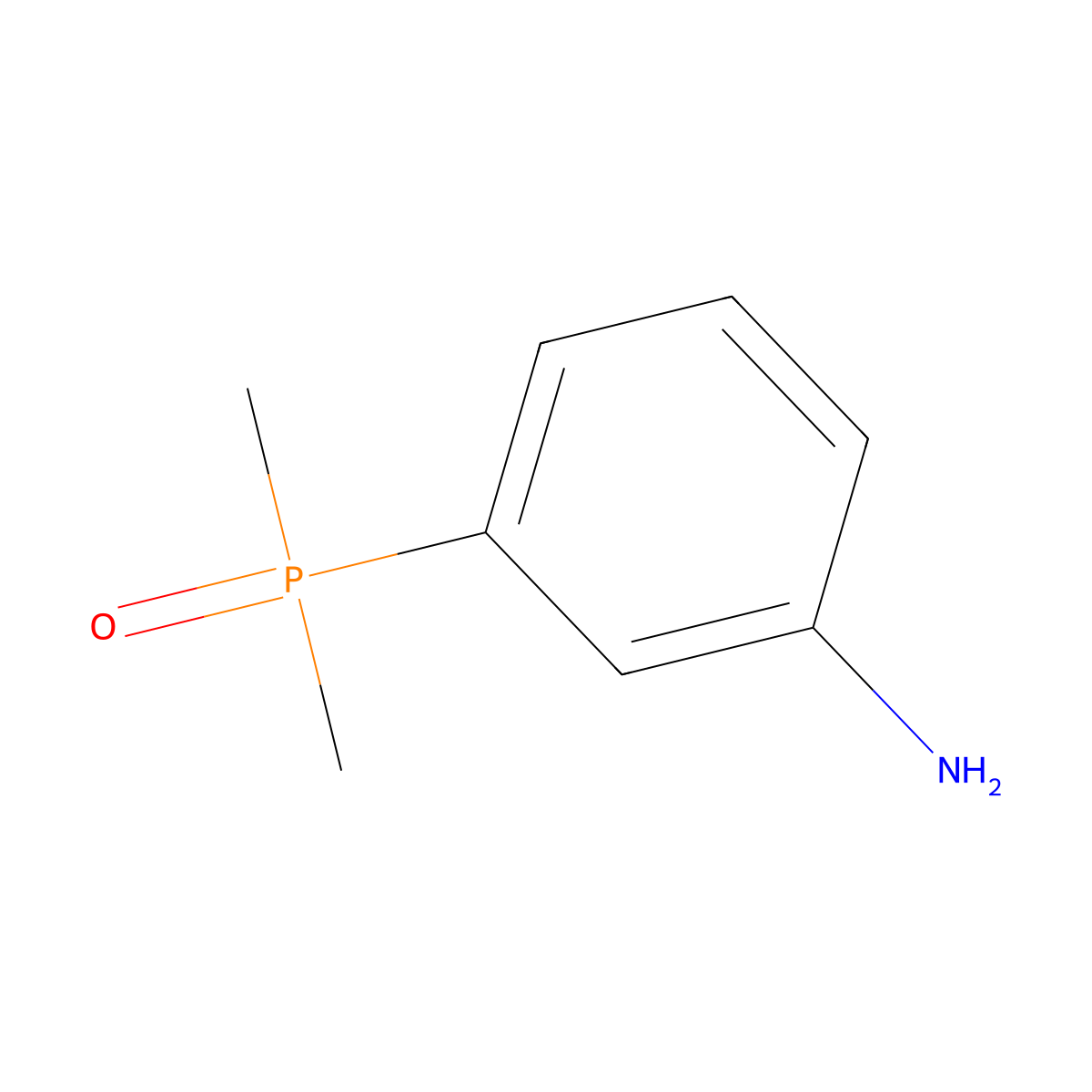 3-(Dimethylphosphoryl)aniline molecular structure, CAS 26728-38-1