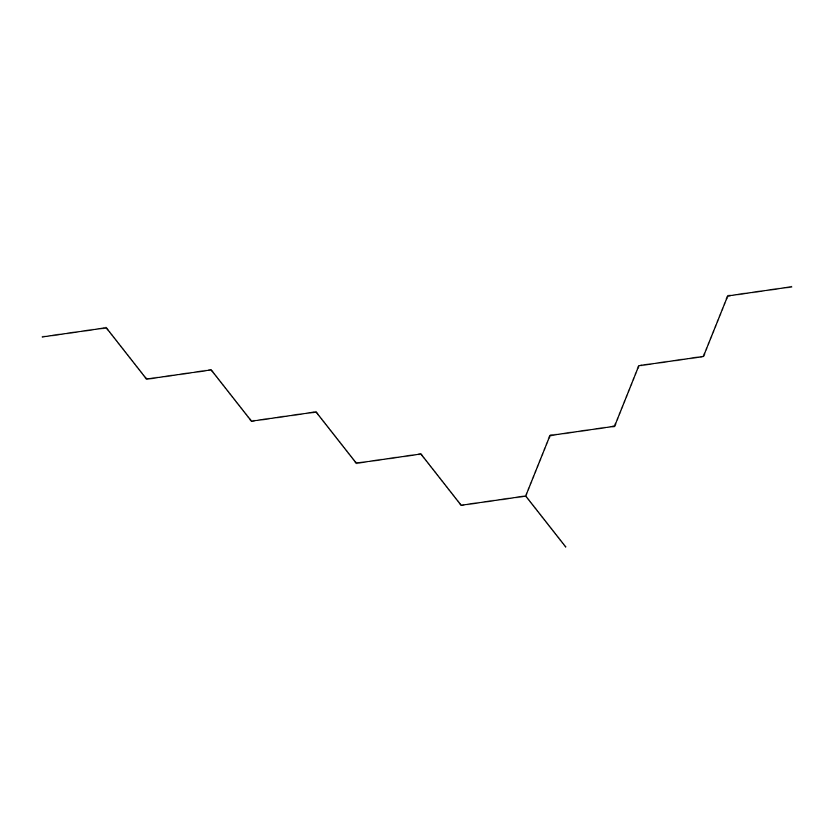 7-Methylhexadecane molecular structure, CAS 26730-20-1