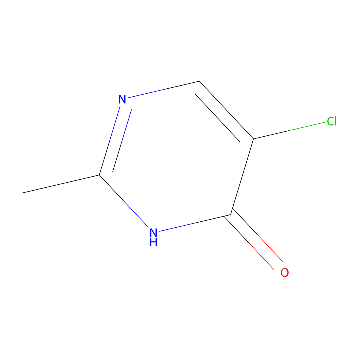 5-Chloro-2-methylpyrimidin-4-ol molecular structure, CAS 26732-04-7