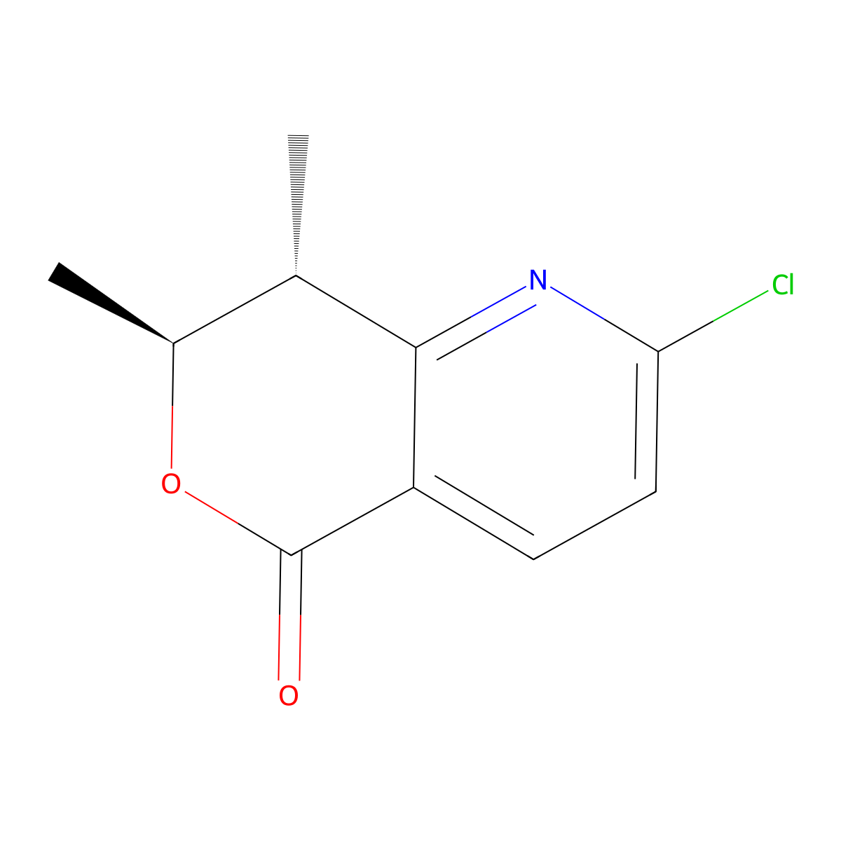 rel-(7R,8S)-2-Chloro-7,8-dimethyl-7,8-dihydro-5H-pyrano[4,3-b]pyridin-5-one molecular structure, CAS 2673369-57-6