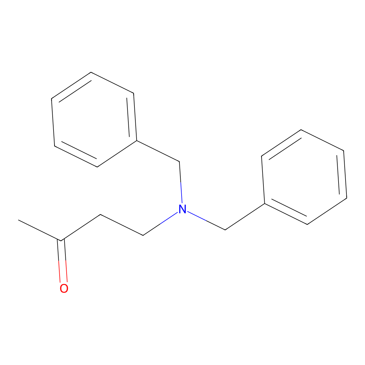 4-(Dibenzylamino)butan-2-one molecular structure, CAS 26734-07-6