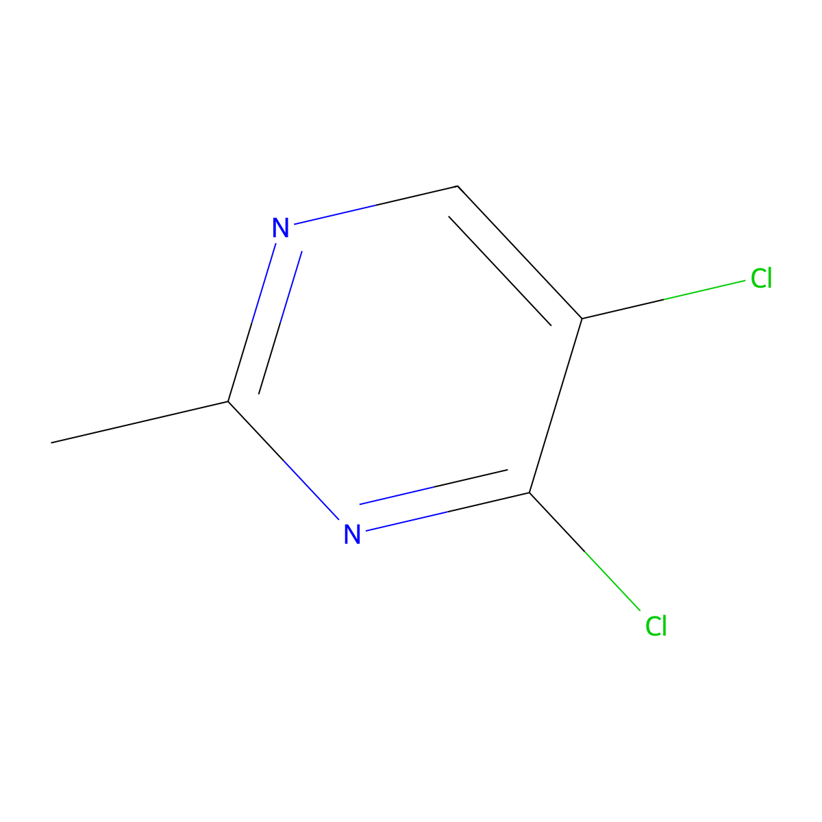 4,5-Dichloro-2-methylpyrimidine molecular structure, CAS 26740-71-6