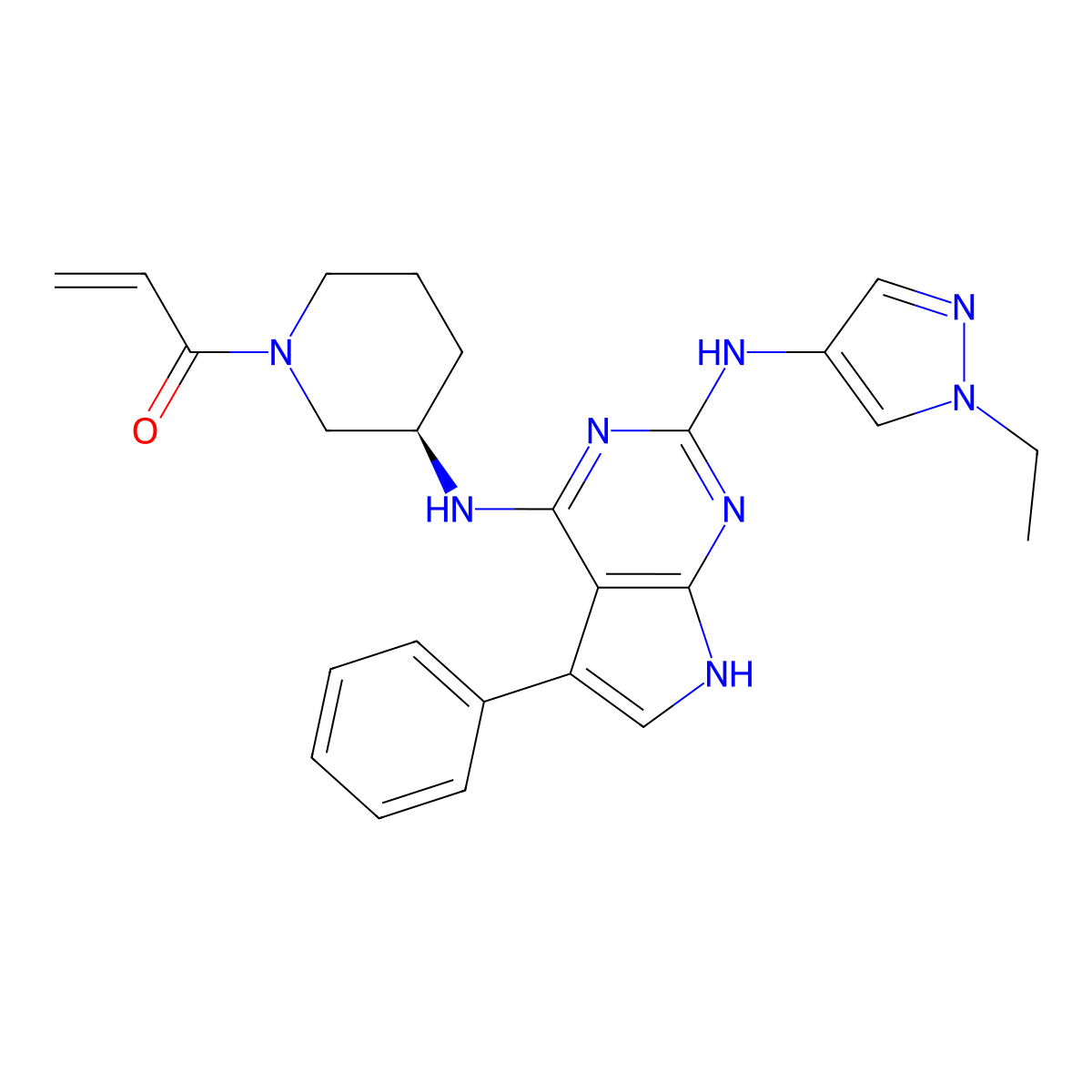 Jak3/btk-IN-1 molecular structure, CAS 2674036-91-8