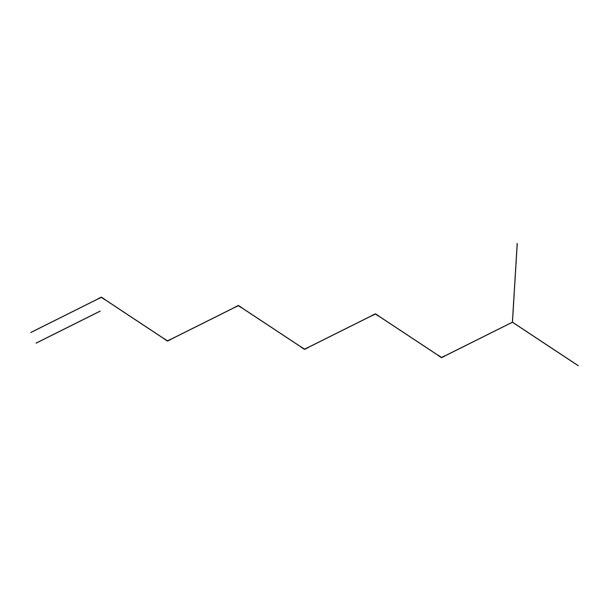8-Methylnon-1-ene molecular structure, CAS 26741-24-2