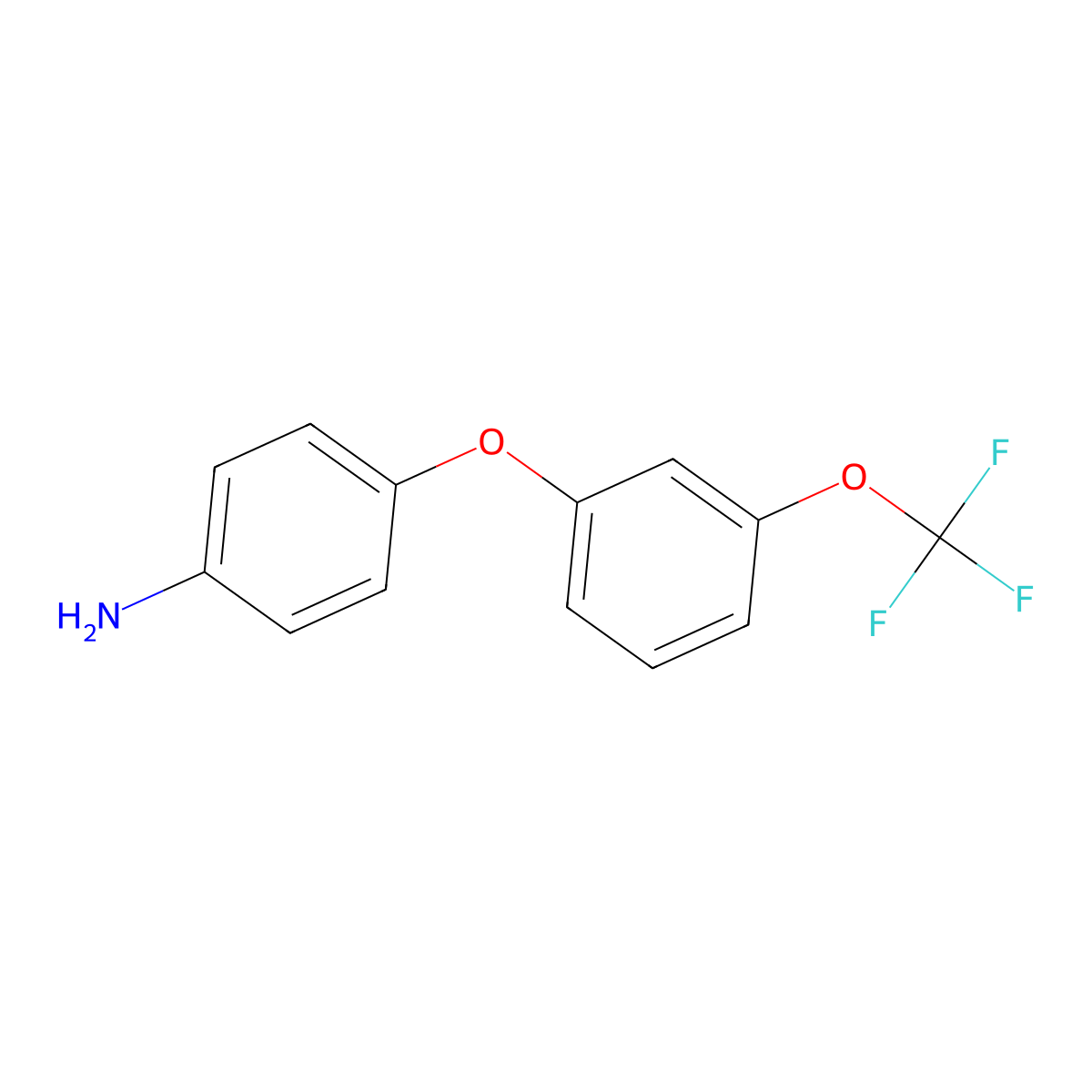 4-(3-(Trifluoromethoxy)phenoxy)aniline molecular structure, CAS 267416-85-3