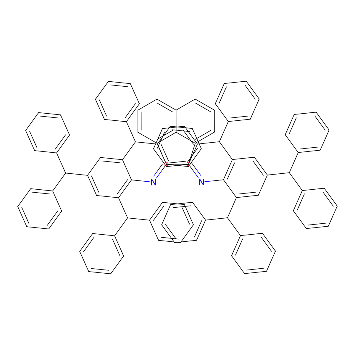 N1,N2-Bis(2,4,6-tribenzhydrylphenyl)acenaphthylene-1,2-diimine molecular structure, CAS 2674202-94-7