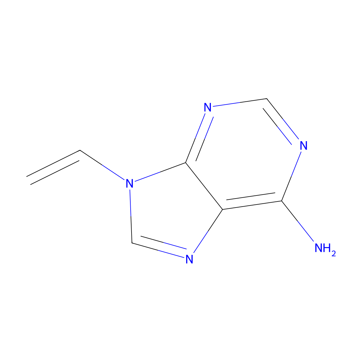 Poly(9-vinyladenine) molecular structure, CAS 26747-12-6