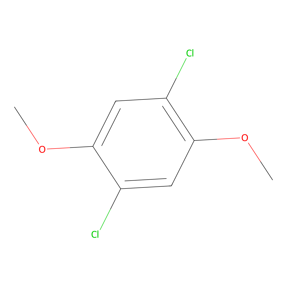 Chloroneb molecular structure, CAS 2675-77-6