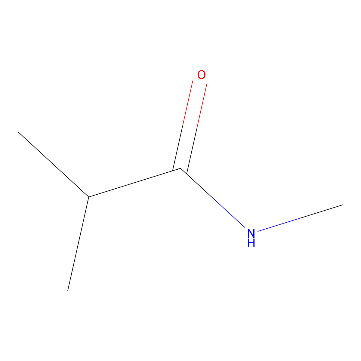 N-Methylisobutyramide molecular structure, CAS 2675-88-9
