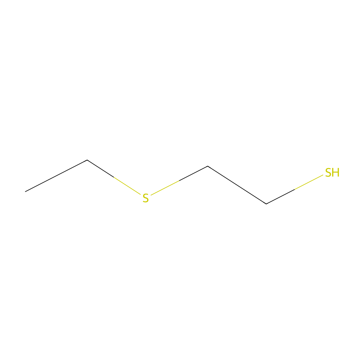 2-Ethylthioethanethiol molecular structure, CAS 26750-44-7