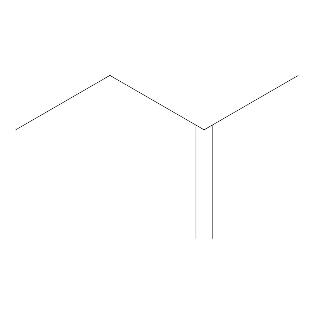 2-Methyl-1-butene molecular structure, CAS 26760-64-5