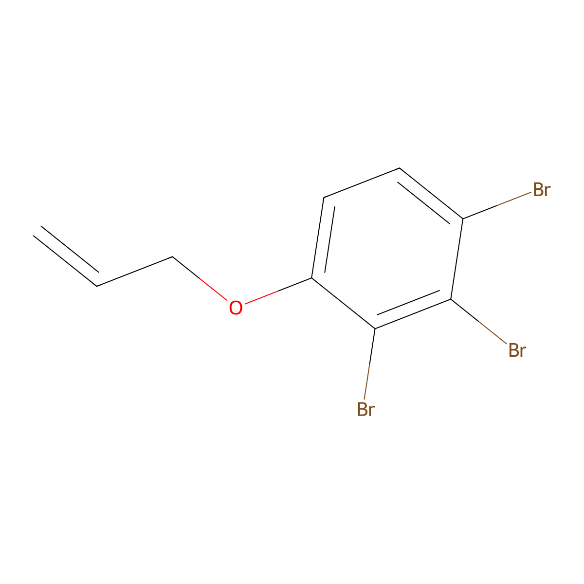 (Allyloxy)tribromobenzene molecular structure, CAS 26762-91-4