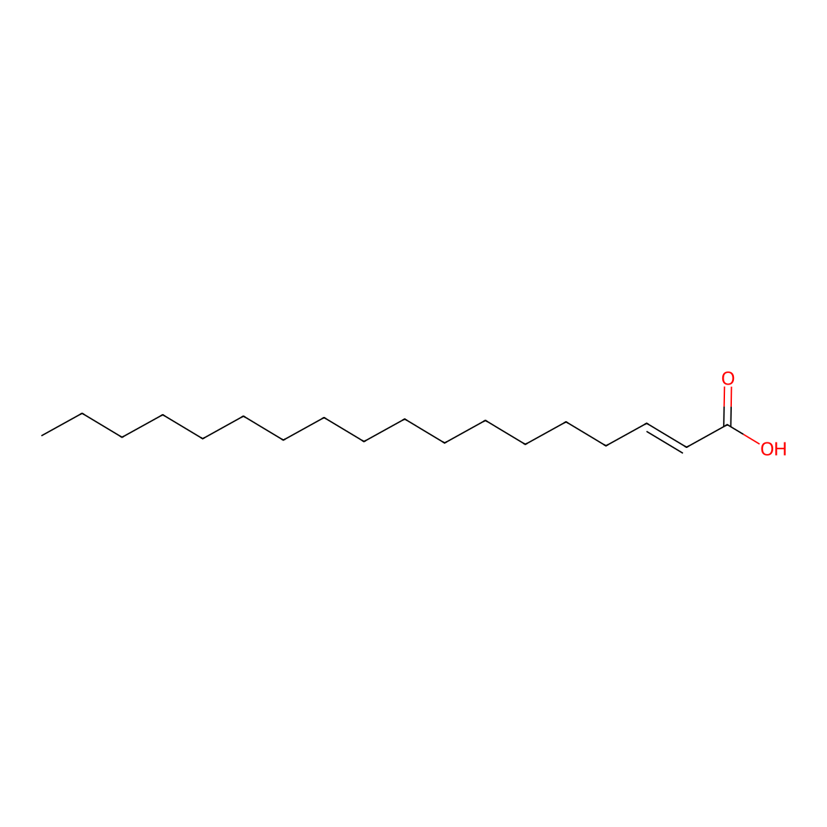 Octadecenoic Acid molecular structure, CAS 26764-26-1
