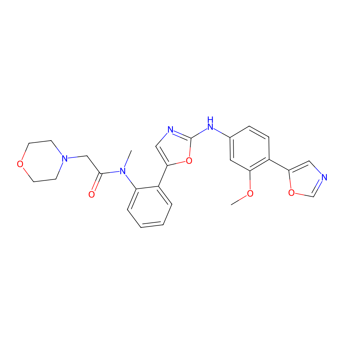 Bms-337197 molecular structure, CAS 267645-83-0