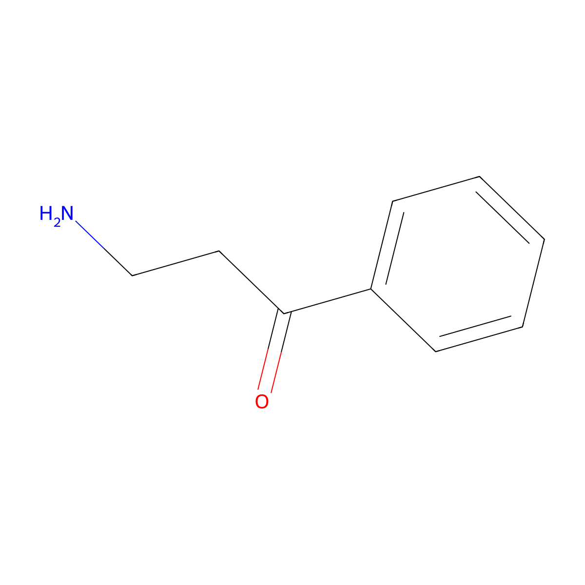 1-Propanone, 3-amino-1-phenyl- molecular structure, CAS 2677-69-2