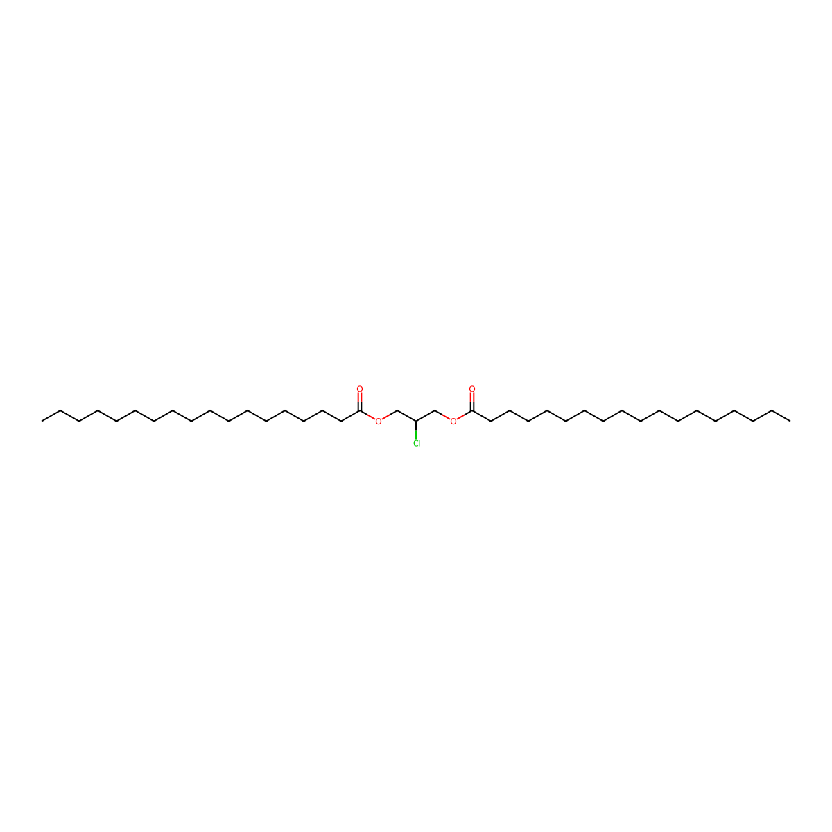 1,3-Distearoyl-2-chloropropanediol molecular structure, CAS 26787-56-4
