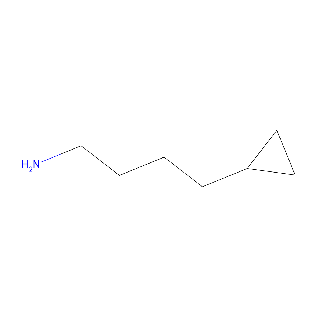 4-Cyclopropylbutan-1-amine molecular structure, CAS 267875-72-9