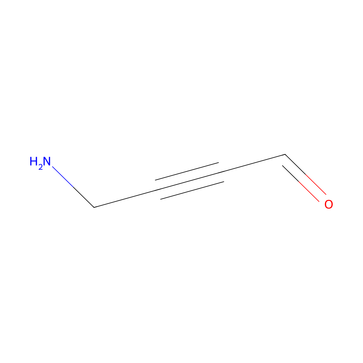 4-Aminobut-2-ynal molecular structure, CAS 267877-27-0