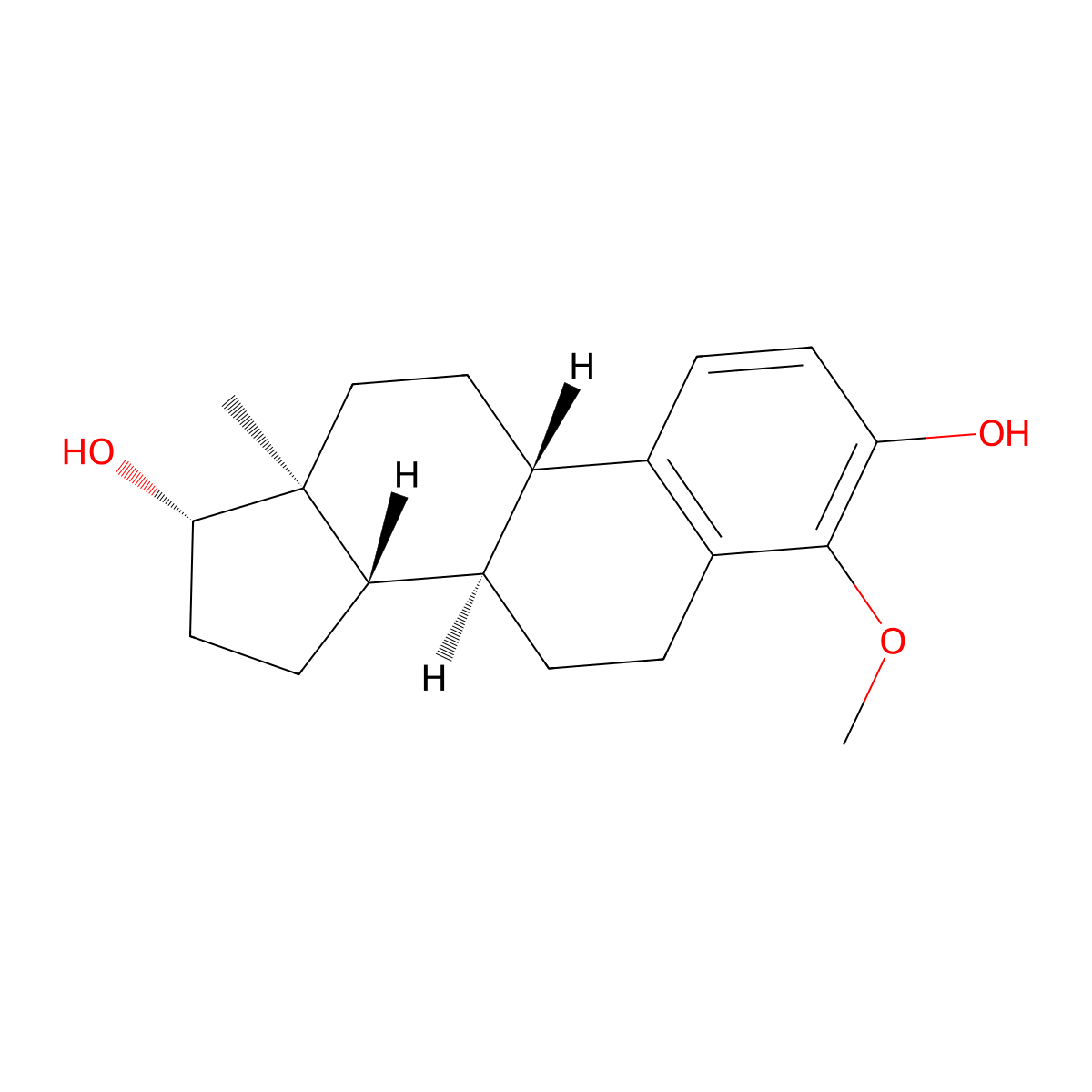 4-Methoxyestradiol molecular structure, CAS 26788-23-8
