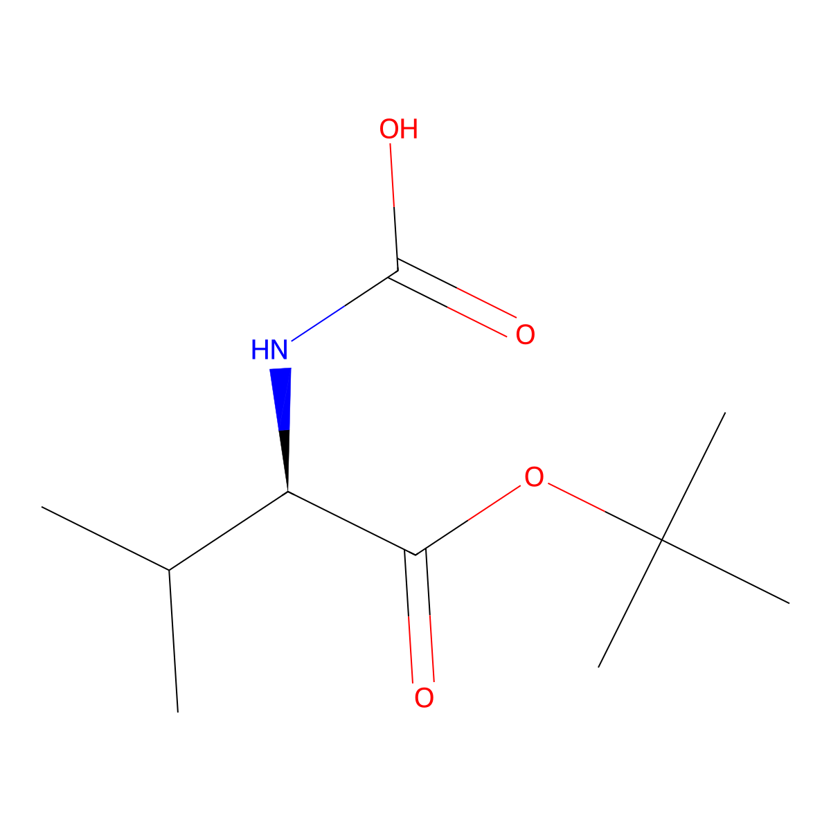[(2R)-1-(tert-butoxy)-3-methyl-1-oxobutan-2-yl]carbamic acid molecular structure, CAS 2679801-65-9