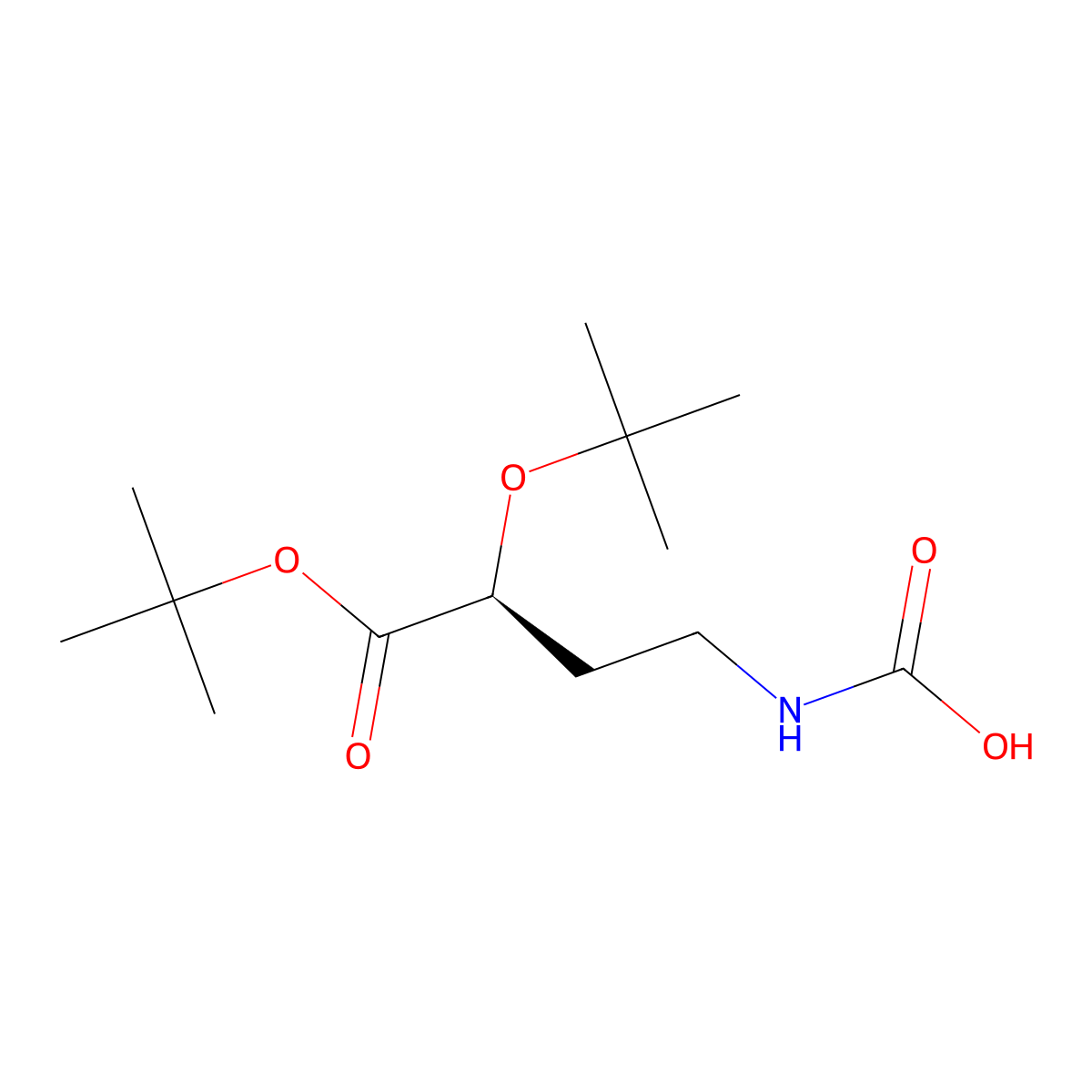 [(3S)-3,4-bis(tert-butoxy)-4-oxobutyl]carbamic acid molecular structure, CAS 2679802-51-6