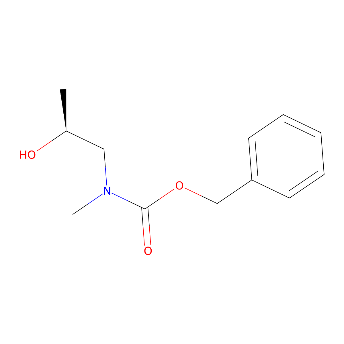 benzyl N-[(2S)-2-hydroxypropyl]-N-methylcarbamate molecular structure, CAS 2679802-63-0