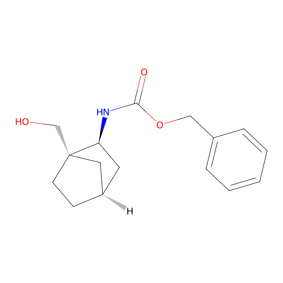 rac-benzyl N-[(1R,2R,4R)-1-(hydroxymethyl)bicyclo[2.2.1]heptan-2-yl]carbamate molecular structure, CAS 2679802-80-1