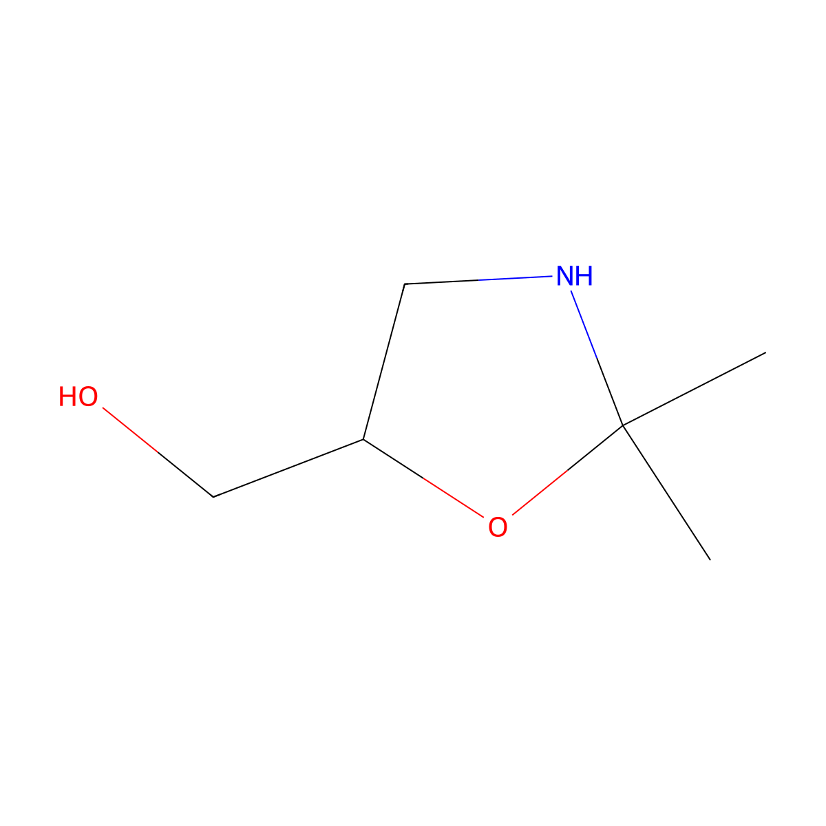 [(5S)-2,2-dimethyl-1,3-oxazolidin-5-yl]methanol molecular structure, CAS 2679806-36-9