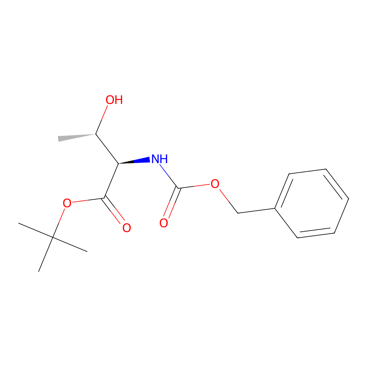 tert-butyl (2R,3S)-2-{[(benzyloxy)carbonyl]amino}-3-hydroxybutanoate molecular structure, CAS 2679811-71-1