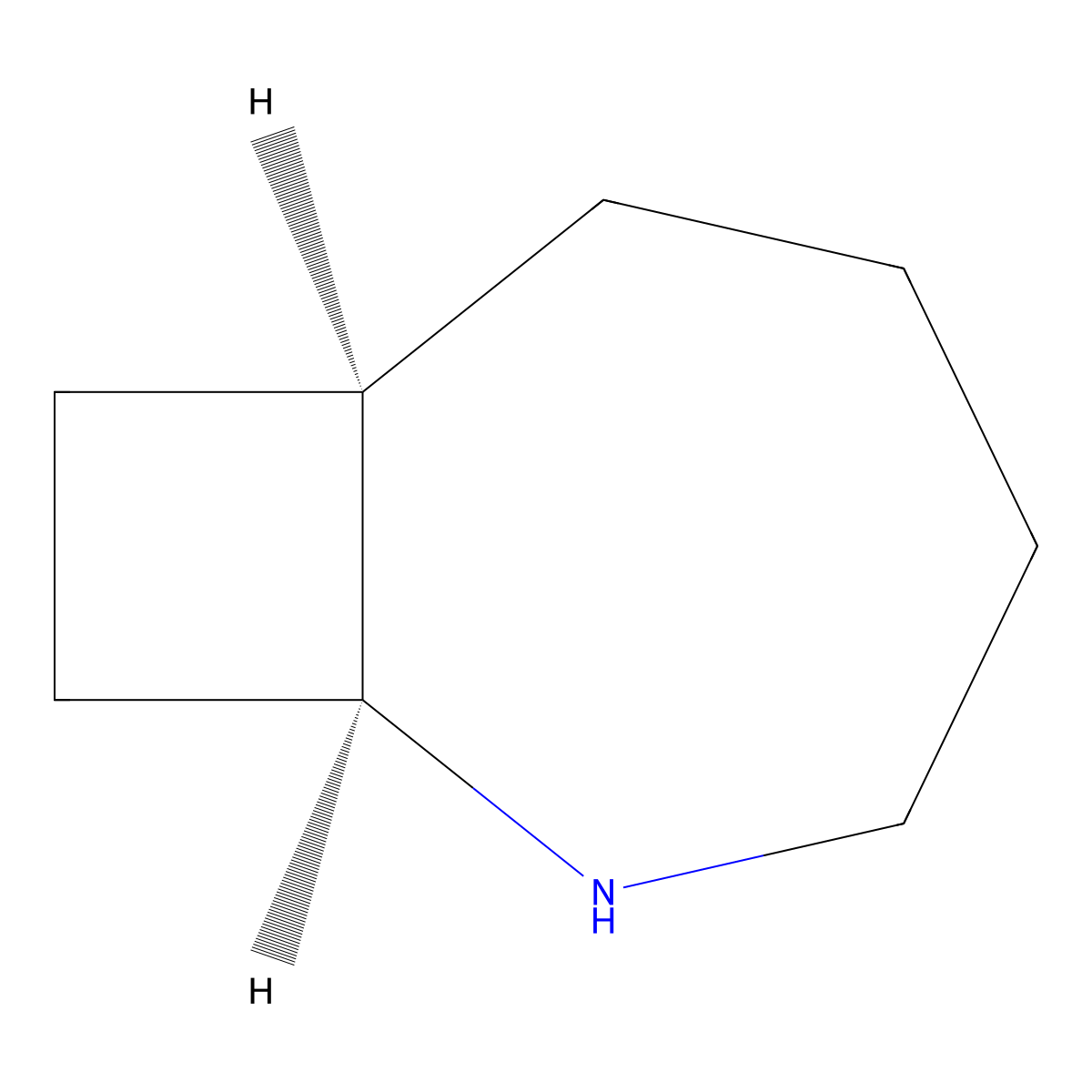 rac-(1R,7S)-2-azabicyclo[5.2.0]nonane molecular structure, CAS 2679812-18-9