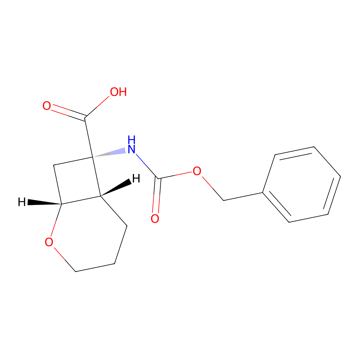 rac-(1R,6S,7S)-7-{[(benzyloxy)carbonyl]amino}-2-oxabicyclo[4.2.0]octane-7-carboxylic acid molecular structure, CAS 2679813-12-6